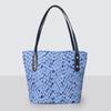 Borsa Tote Tinta a Mano Stile Etnico, Borsa a Mano/Spalla di Grande Capacità per Donna