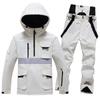Winter Ski Suit Set: Unisex Windproof & Waterproof Snowboard Outfit for Couples