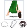 150x280cm Full Set Kids Home Hanging Swing Seat Yoga Fitness Hammock Nylon Elastic Therapy Cuddle Wrap Aerial Yoga