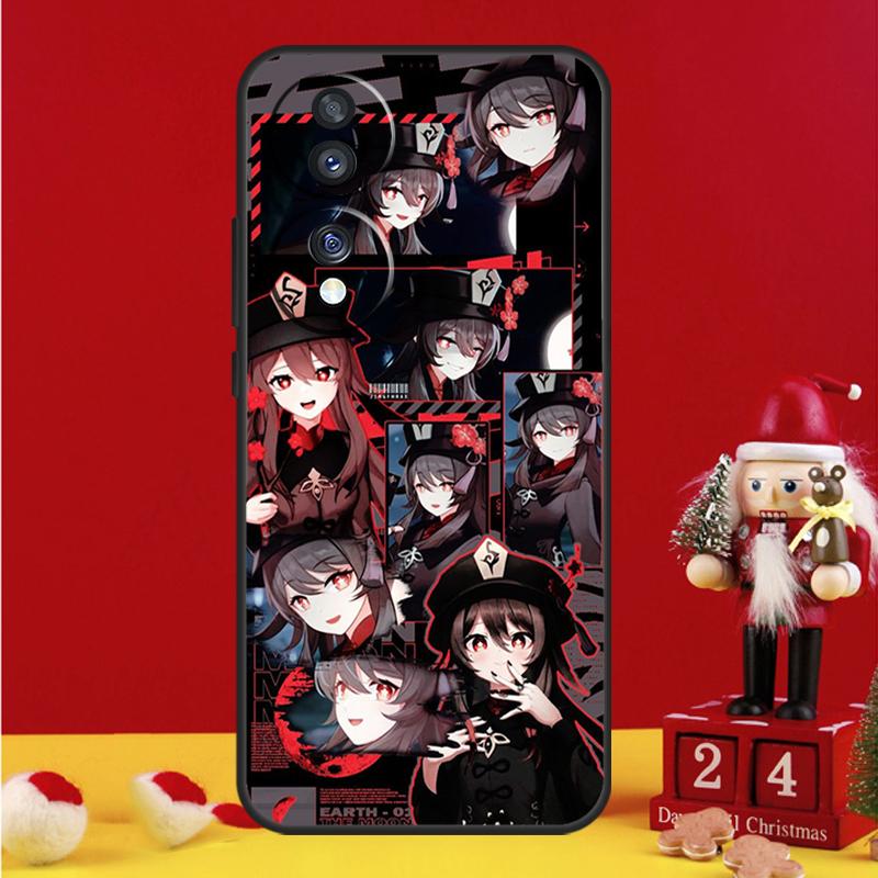 Genshin Impact Zhongli Hutao Case For Honor Magic 7 6 8 Pro Honor Win X9a X9b X9c X9d X8c X8b 50 70 90 200 400 Lite Cover