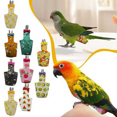 Washable Reusable Diaper Soft Interior , Suitable For Birds, Parakeets, Cockatiels
