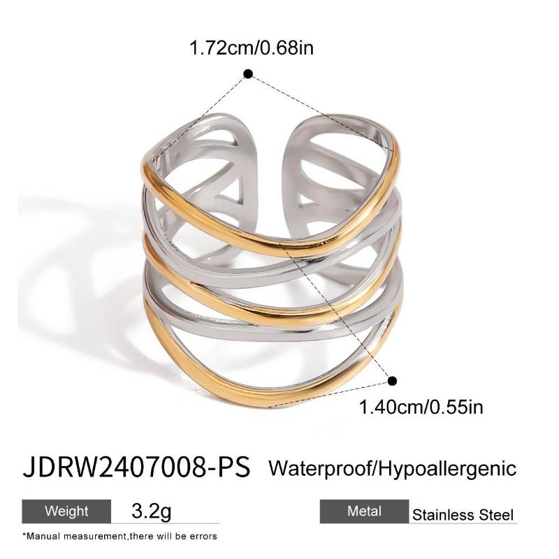 Ring Titanium Steel Jewelry of Luxurious and High-end Style Finger Ring Stainless Steel Accessory