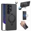 Suitable for Samsung Galaxy S25ultra Mobile Phone Case Magneto Metal Magnetic Suction MagSafe Folding Bracket Cover