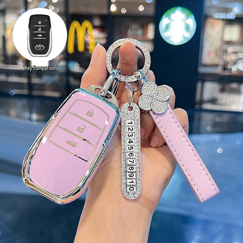 Toyota Schlüsselabdeckung Kompatibel mit Corolla, Camry, Levin, RAV4, Venza, Avalon und Fenglanda