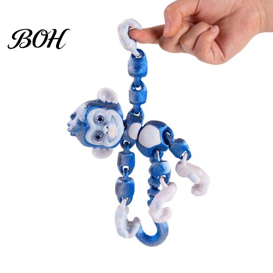 Educational Toys for Boys Girls 3D Printed Articulated Monkey Fidget Toy, Movable Joints Animal Toy Small Collectible Figures Kids Adults, Creative