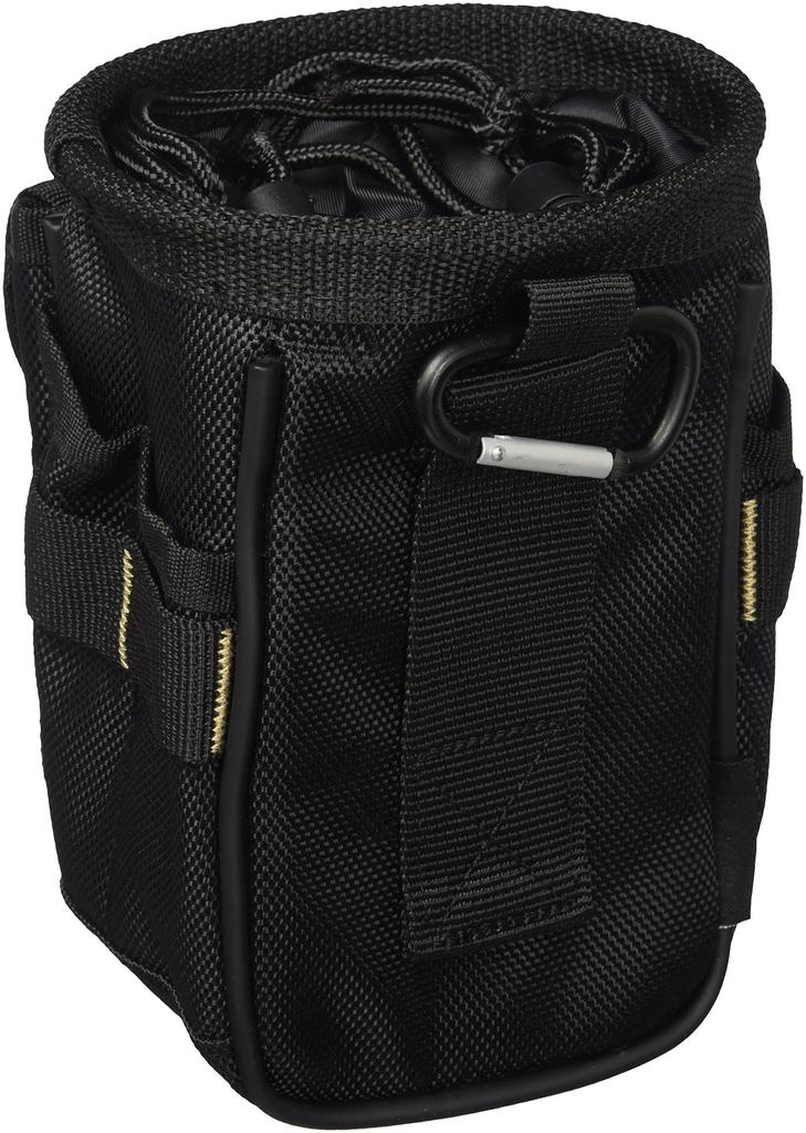 SK11 Tool Pouch, 120mm Wide X 170mm High X 100mm Deep, with Carabiner, Black, SWT020-2