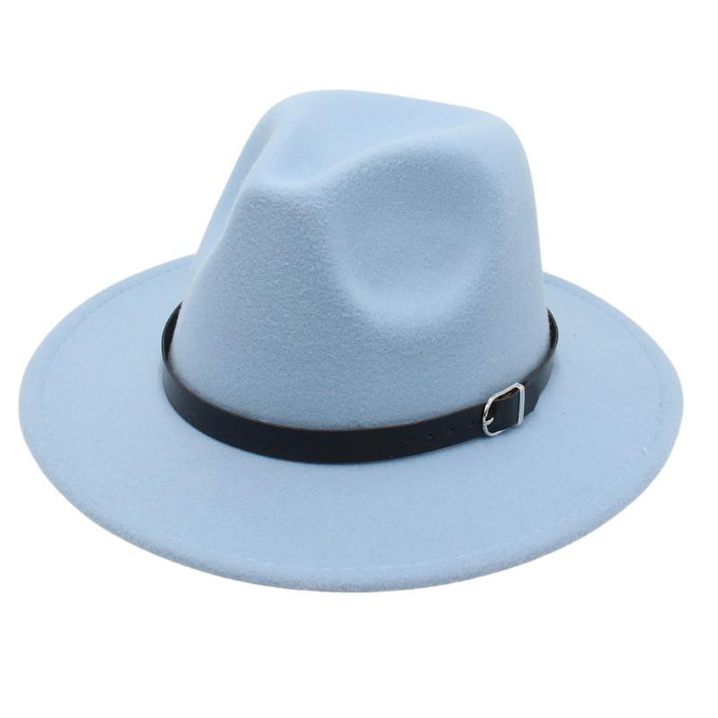 Ethnic Style Vintage Fedora Hat With Wide Brim For Women And Men