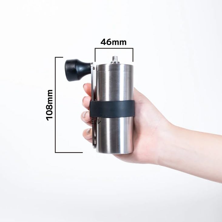 POKETLE Coffee Kit by Toyo includes a tool hand and coffee equipment set Steel, box, grinder, mill, filter, (beige)