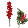 Artificial Red Berry Branches, Christmas Tree Wreath Decorations, Chinese New Year Home Decoration, Realistic Plants Ornament