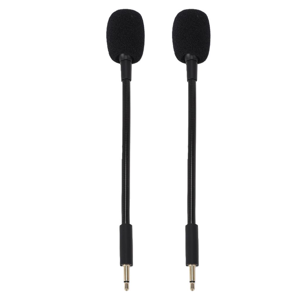 2PCS Mic Replacement for Kraken V3 Wired USB Gaming Headset Noise Cancelling Boom Microphone with 3.5mm Plug