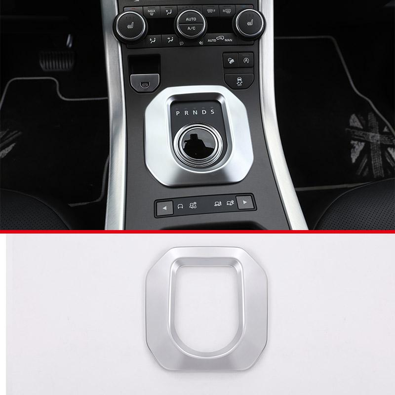 ABS Chrome For Land Rover Range Rover Evoque 2011-2018 Car Interior Gear Shift Console Decoration Cover Stickers Accessories