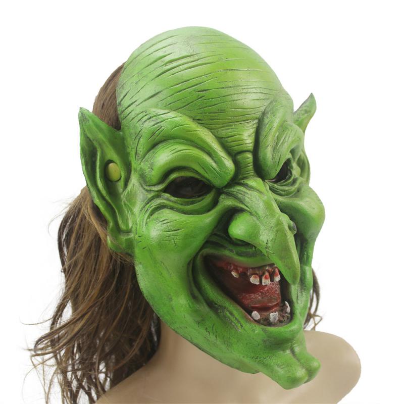 Mask Set Off The Atmosphere Pu Foam Witch Mask Funny Mask Realistic Design 24*28cm Halloween Mask Horror Mask Selected Materials