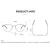 Denmark Brand Retro Oval Round  Handmade Round Ultralight Air Titanium Glasses Frame Women Fashion Eyeglasses Eyeglass Man Robin