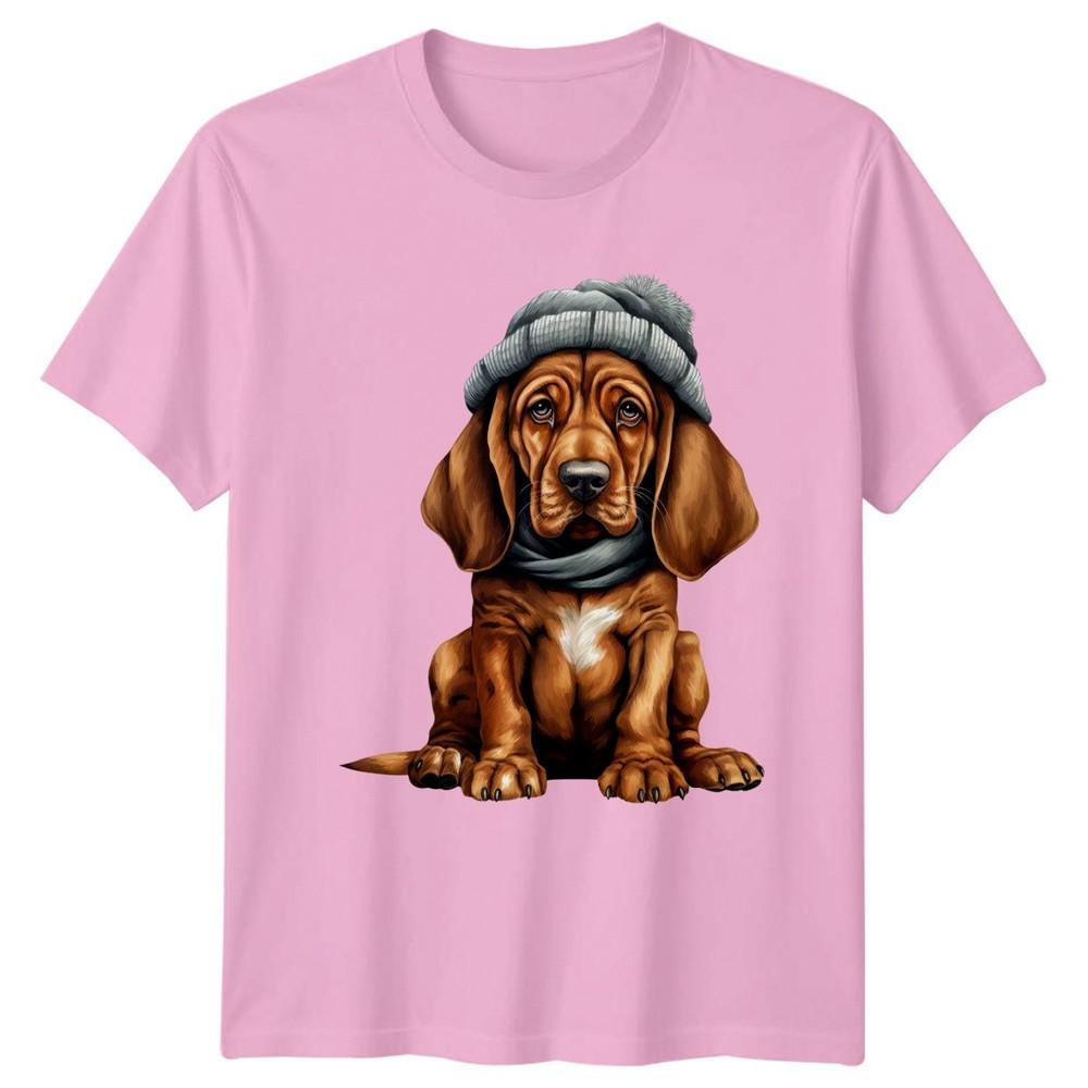 Cute Winter Hound Dog TShirt Bloodhound Dog 2026 Christmas Gift For Him And Her