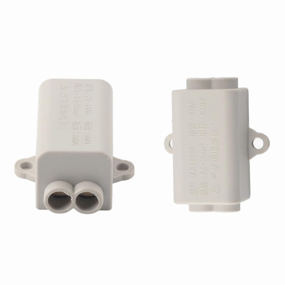 5Pcs ZK-1316 Terminal Spliter 2.5-16mm² 1000V Parallel Spliter Copper Material 100A Terminal Junction Connector Box
