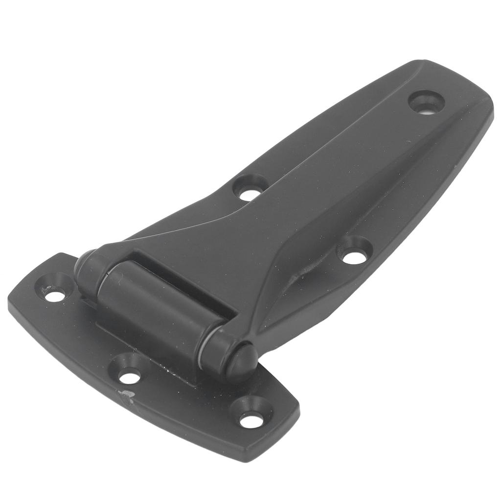 T Hinge Soft Close Tee Hinge Zinc Alloy T Strap Hinge Replacement for Toolbox Car Door Black