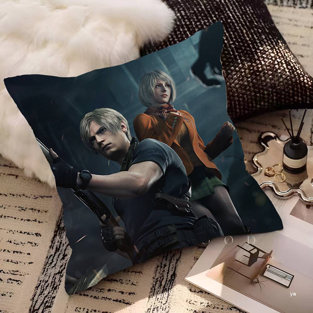 Fashion R-resident Game E-evil Maple Design Cushion Cover Happy Autumn Harvest Decor Holiday Decorati Pillow Cover
