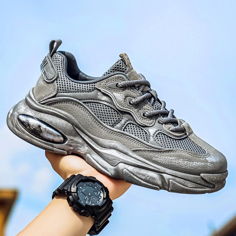 Autumn new thick-soled heightening dad shoes breathable and comfortable casual sports shoes