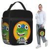 Kinder Garage Geckos Isolierte Lunchtasche für Damen Büro Kühlbox Thermische Lebensmittelbox Tragetasche Auslaufsichere Lunchboxen Behälter