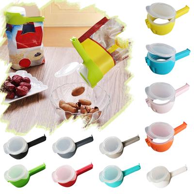 Agrafe pentru saci pentru alimente, cleme de etanșare pentru depozitarea alimentelor cu duze de turnare, cleme pentru pungi pentru așchii de bucătărie, cleme de etanșare a capacelor din plastic