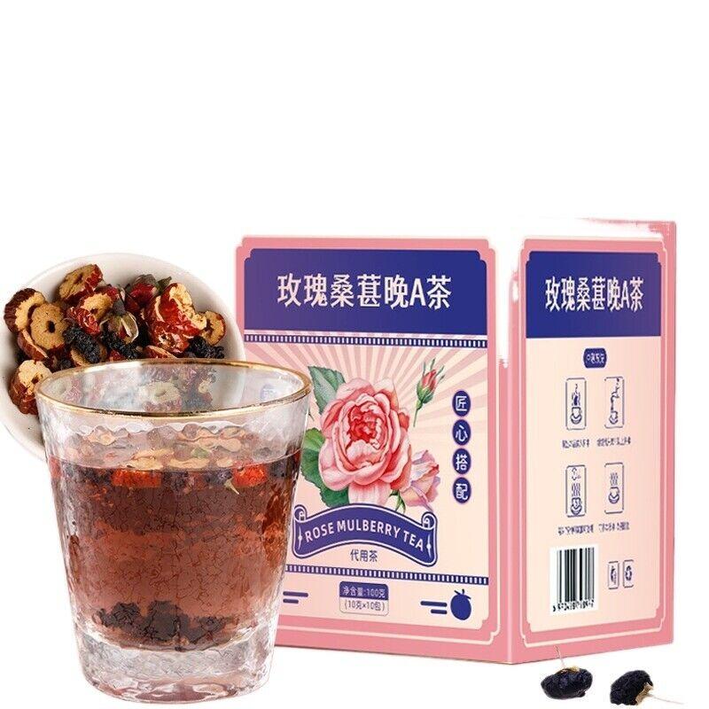 Fruit Tea Black Wolfberry Mulberry Rose Tea - 100g