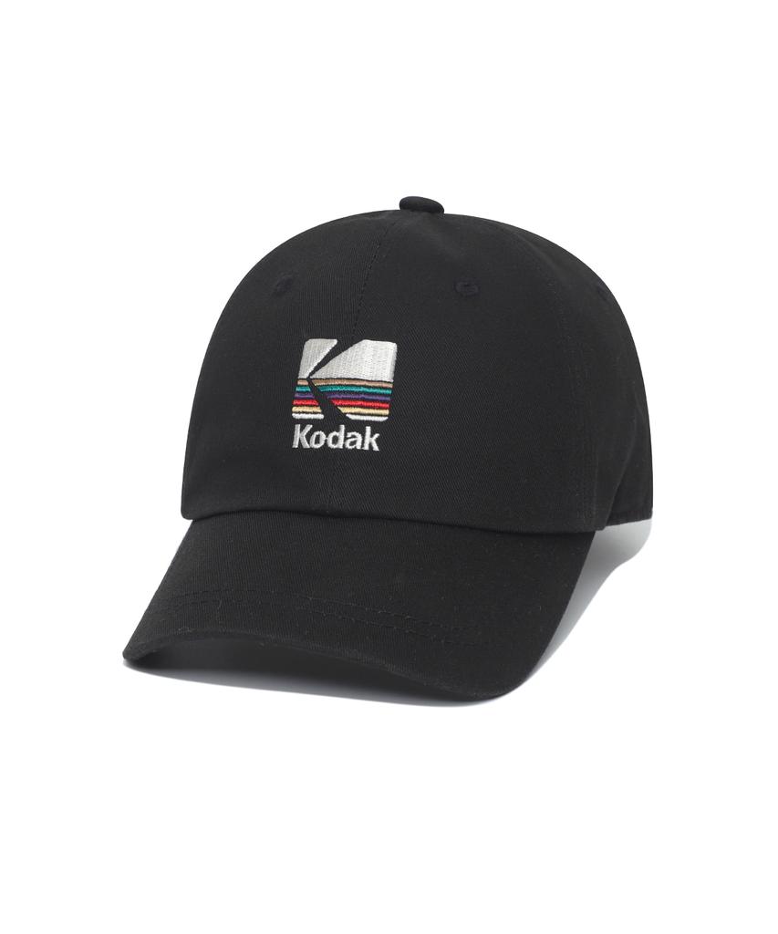 KODAK Signature Fit Rainbow Embroidered Ball Cap Black