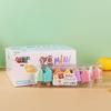 Set di 6 Mini Pennarelli Fluorescenti - Design Carino a Cartone Animato, Perfetti per Studenti delle Elementari. Evidenziatori Piccoli, Portatili e Colorati.
