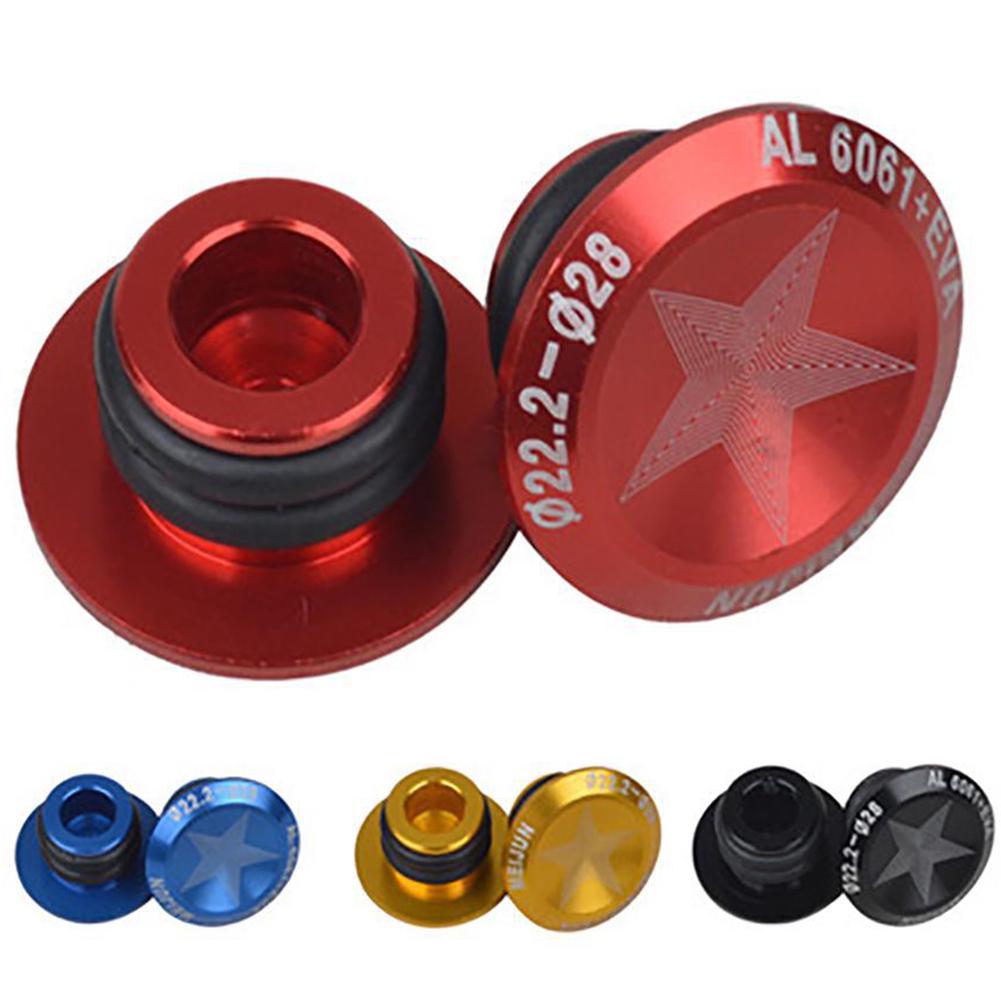 Sports Fashion Outdoor Set 2Pcs Mountain Cycling Aluminum Handlebar Bicycle Bike Alloy Grips Plug Bar Ends