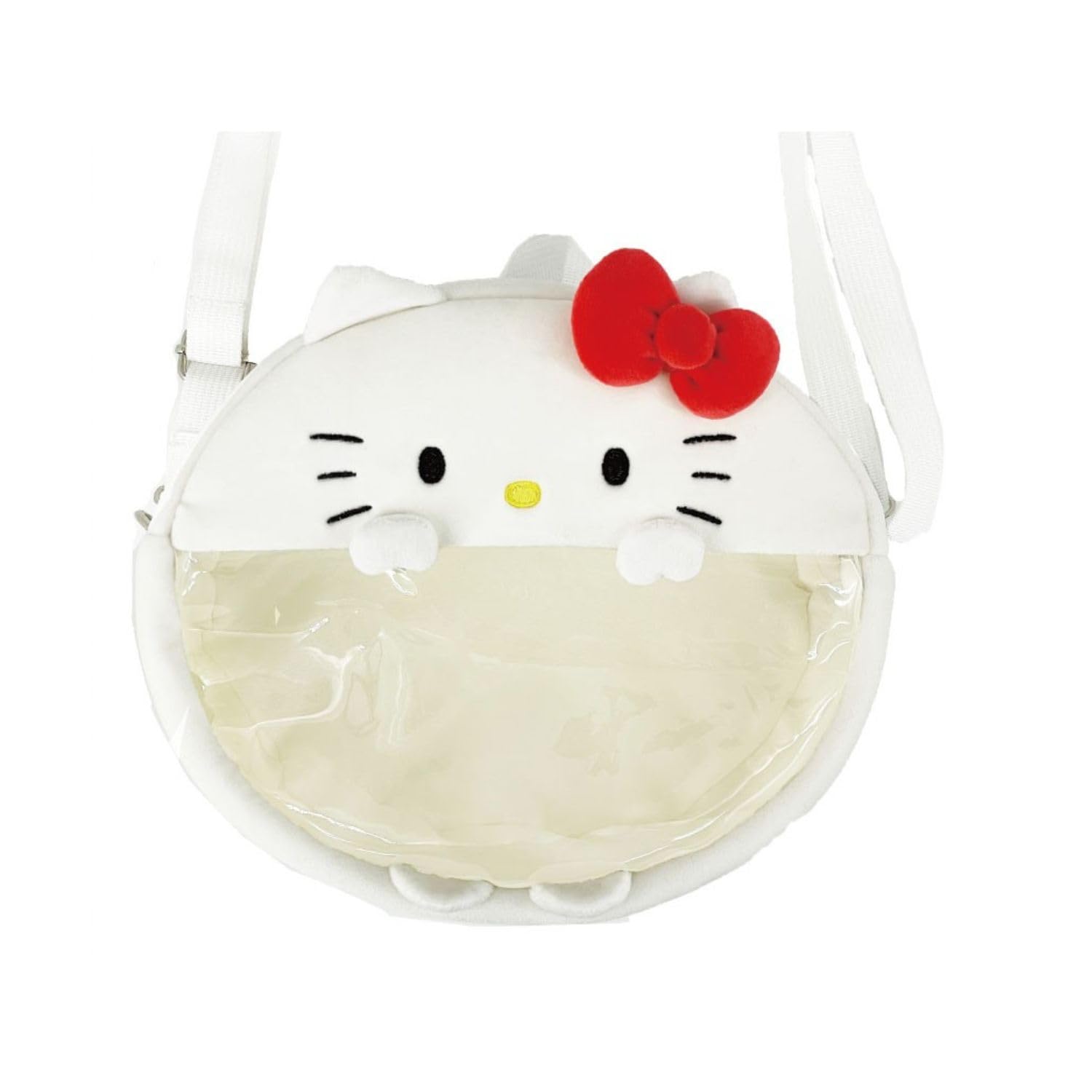 Sunart Sanrio Plush Clear Bag Hello Kitty 2-way SAN-0111