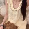 Japanese Sweet Ins Simple Style Pajamas Women's Suspenders Shorts Lace Two-piece Set Women's Loungewear
