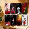 C-Cool C-Cristiano R-Ronaldo 7 Handyhülle Für iPhone17 16 15 14 13 12 11 Pro Max Plus,5G Weiche Schwarze Hülle