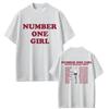 Rosé Number One Girl 2025 T-shirt Men Women Korean Fashion Trend T Shirts Unisex Casual Cotton Crewneck T-shirts Fans Gift