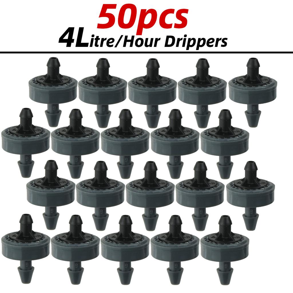 Kesla Drip Irrigation Kit 10-100M 4Way 2Way 8L Drip Arrow 3/5Mm Hose Watering System Dripper Sprinkler Pot Planting Greenhouse