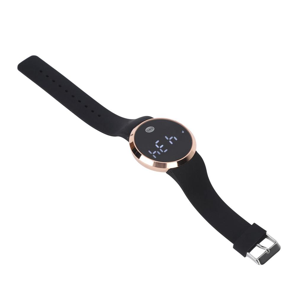 LED Watch Touch Screen Adjustable Waterproof Stylish Couple Watch for Leisure Sports Business