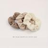 4pcs/Popular New French Retro Sweet Plush Hair Ties for Autumn And Winter, High-End Feel