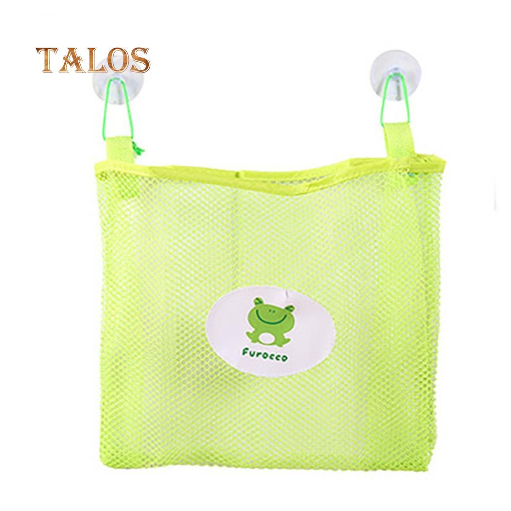 

Органайзер для ванной комнаты, сетка для детского купания, аккуратное хранение игрушек на присоске, сетчатая сумка, предметы для ванной комнаты зелёный