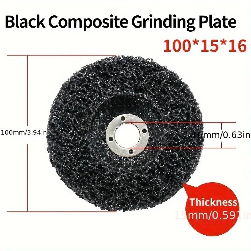 Slefuire tablă din oțel inoxidabil Deruginirea vopselei auto Îndepărtare roată de lustruit Accesorii polizor unghiular Instrument abraziv