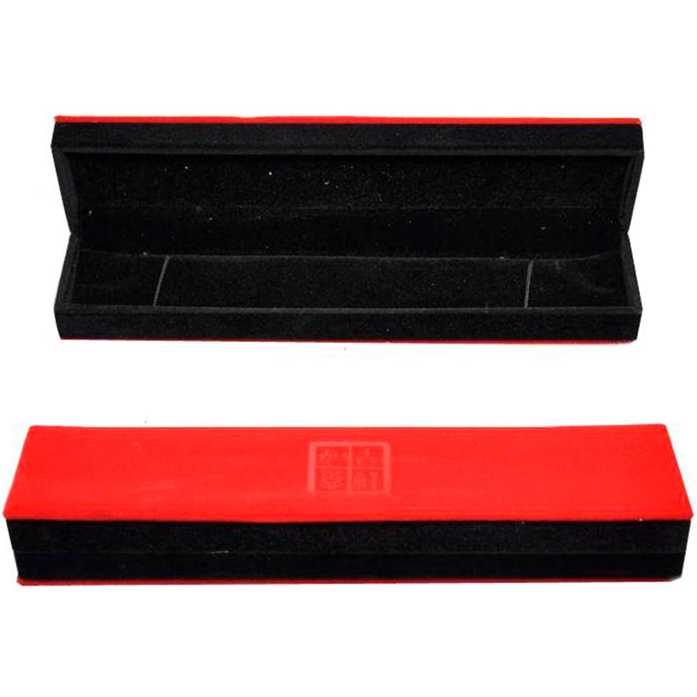1 Pcs Rectangle Necklace Box Classic Velvet Pendant Gift Box Long Chain Jewelry Display Boxes for Engagement Wedding