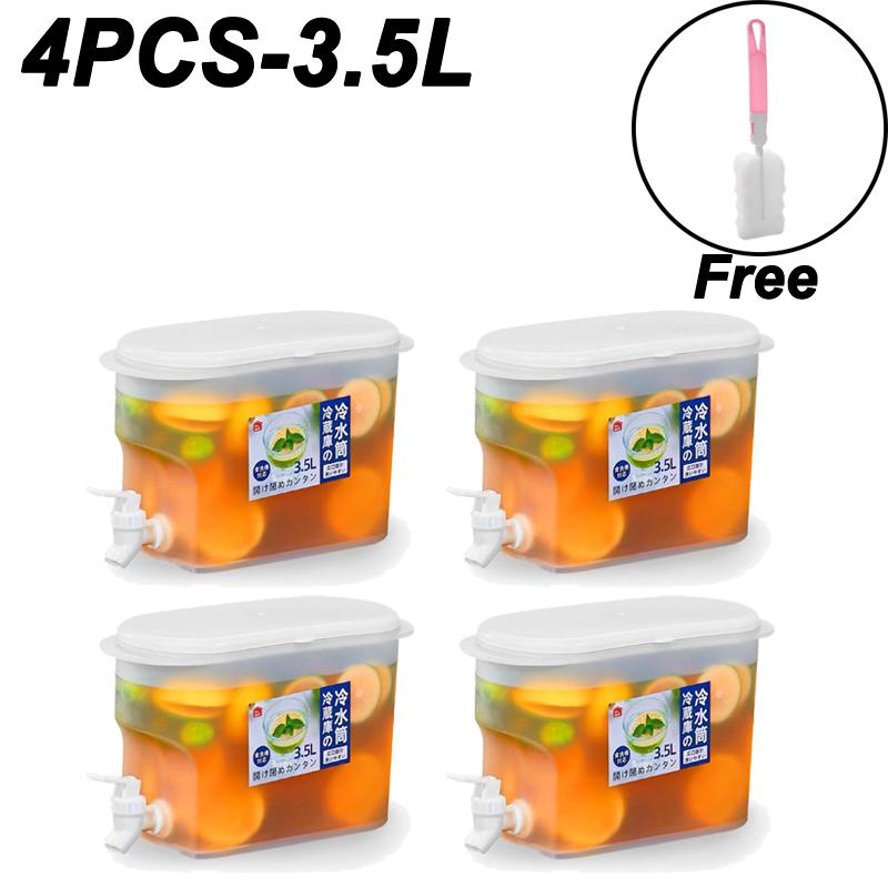 Ulcior cu apă rece de capacitate mare de 3,5 l ibric rece cu robinet în frigider Distribuitor de băuturi cu gheață frigider și robinet