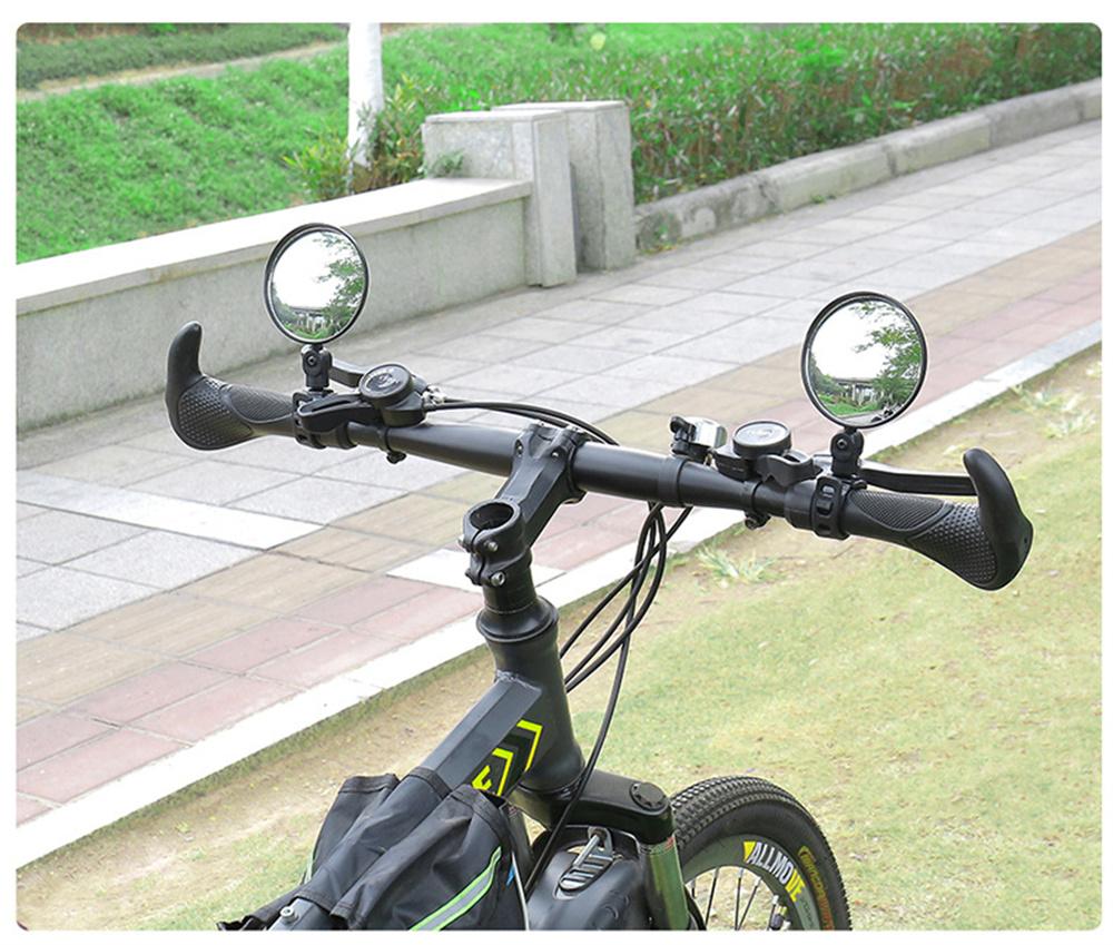 Universal Bicycle Mirror Handlebar Rearview Mirror for Bicycle Motorcycle 360 Rotation Adjustable Bike Riding Cycling Mirror 2pcs