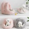 Thickened Insulated Dog House Warm Shelter for Winter Semi-Closed Pet Nest with Cushion Puppy Kitten Tent Winter Kennel