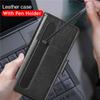 With Pen Holder Card Slot Wallet Leather Cover For Samsung Galaxy Z Fold 3 5G Case Shockproof Phone Cases Coque Fundas No Pen