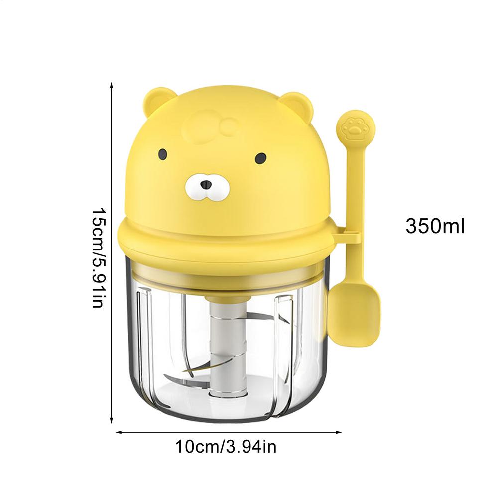 Mini Garlic Mincer Mini Electric Garlic Chopper Vegetable Chopper Grinder Garlic Masher Machine Kitchen Food Processor Gadgets жёлтый
