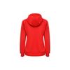 Li Ning Badminton Series Solid Color Printed Logo Zipper Hoodie Fleece Long Sleeve Sweatshirt Women Sweatshirt Crimson-Red AWDSA04-3