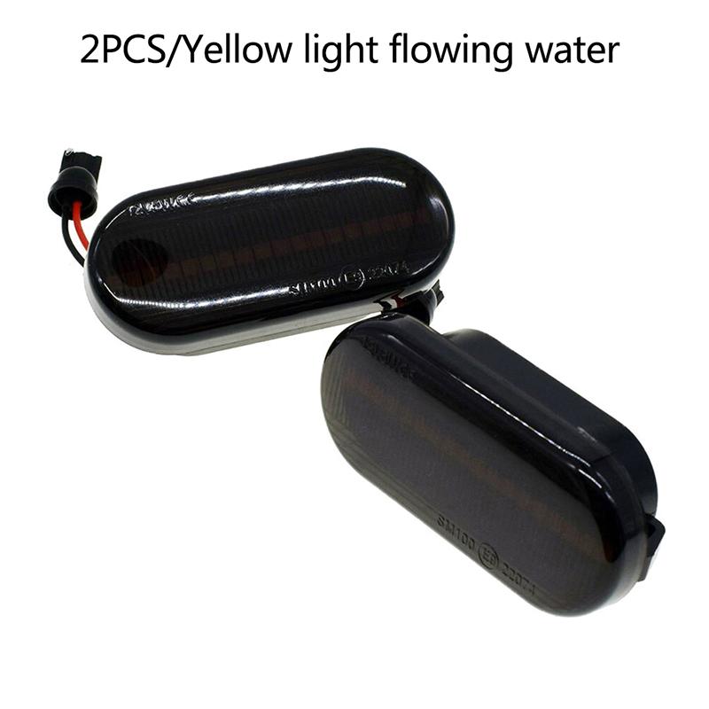 

2 шт. светодиодная последовательная лампа, динамический поворотник, боковой габаритный указатель поворота для Volkswagen Polo Jetta Golf 4, рулевая лампа, боковой свет