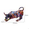Resin Bull Sculpture Set for Home Decor