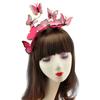 Čelenka 3D Butterfly Butterfly Fascinator Klobouk Tea Party Hat Butterfly Headpiece Butterfly HairBand Butterfly Hair Hoop