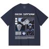 230 Gsm 100% Cotton Jujutsu Kaisen V26 Gojo Print Unisex Heavy Cotton T Shirt