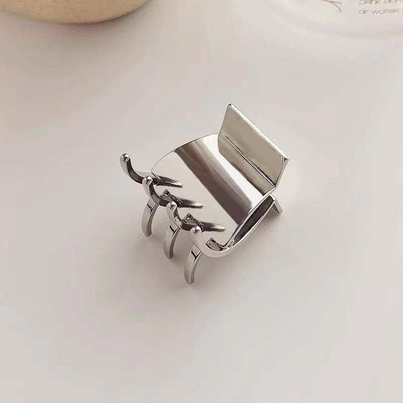 

Большая высококачественная металлическая заколка для волос - универсальный головной убор в виде акулы, аксессуар для волос в корейском стиле