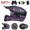 Full Face Motorcycle Helmet Off-Road ATV Dirt Bike Mountain Downhill Karting Safety Protection